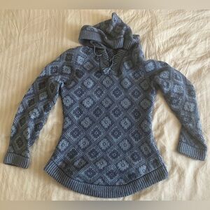 Handmade alpaca wool sweater - size S